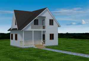проект деревянного дома 
